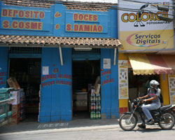 A mais antiga loja da rua, onde era o Bazar Nunes.